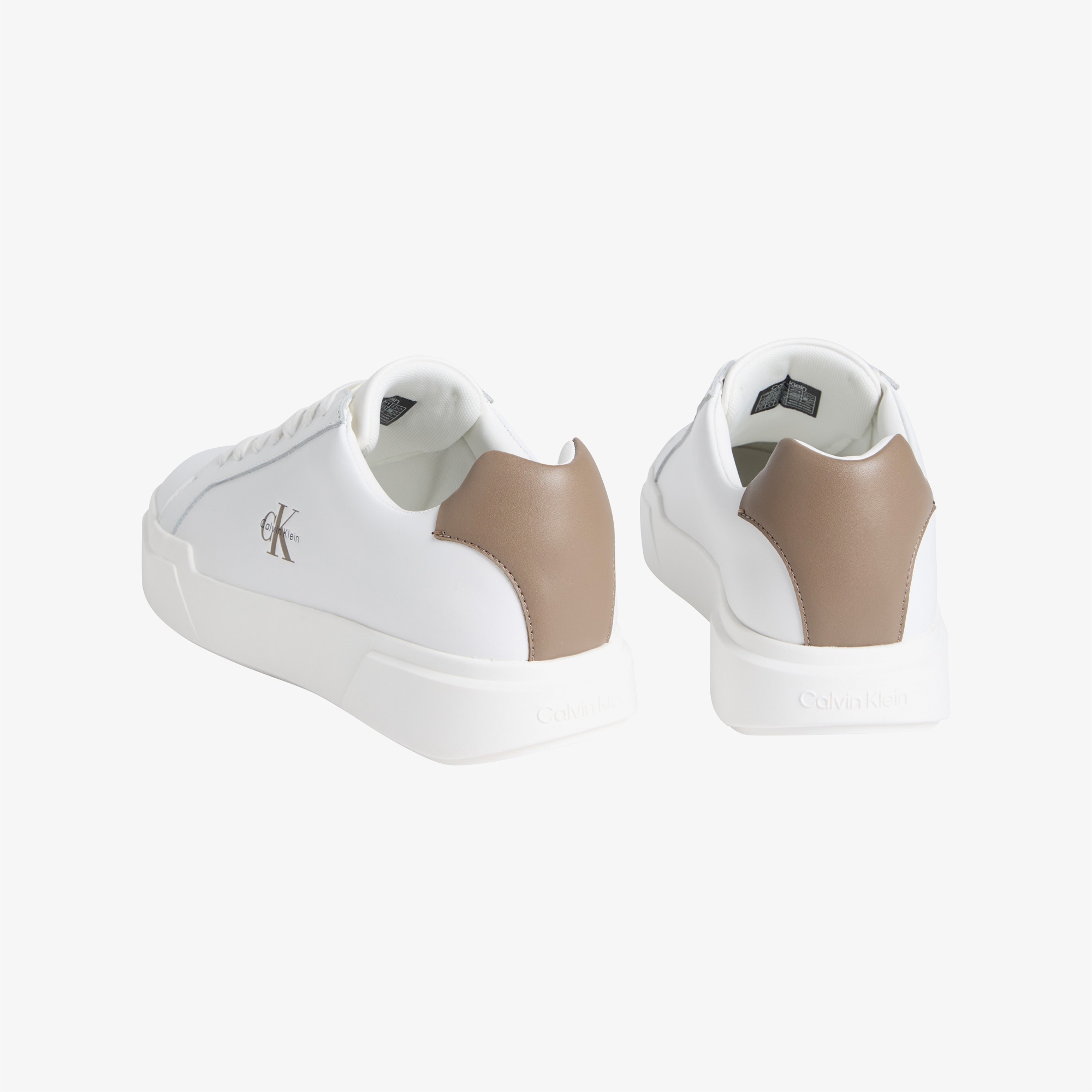 Calvin Klein Chunky Cupsole Laceup Erkek Beyaz Sneaker