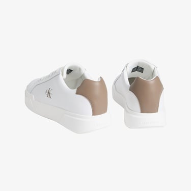  Calvin Klein Chunky Cupsole Laceup Erkek Beyaz Sneaker