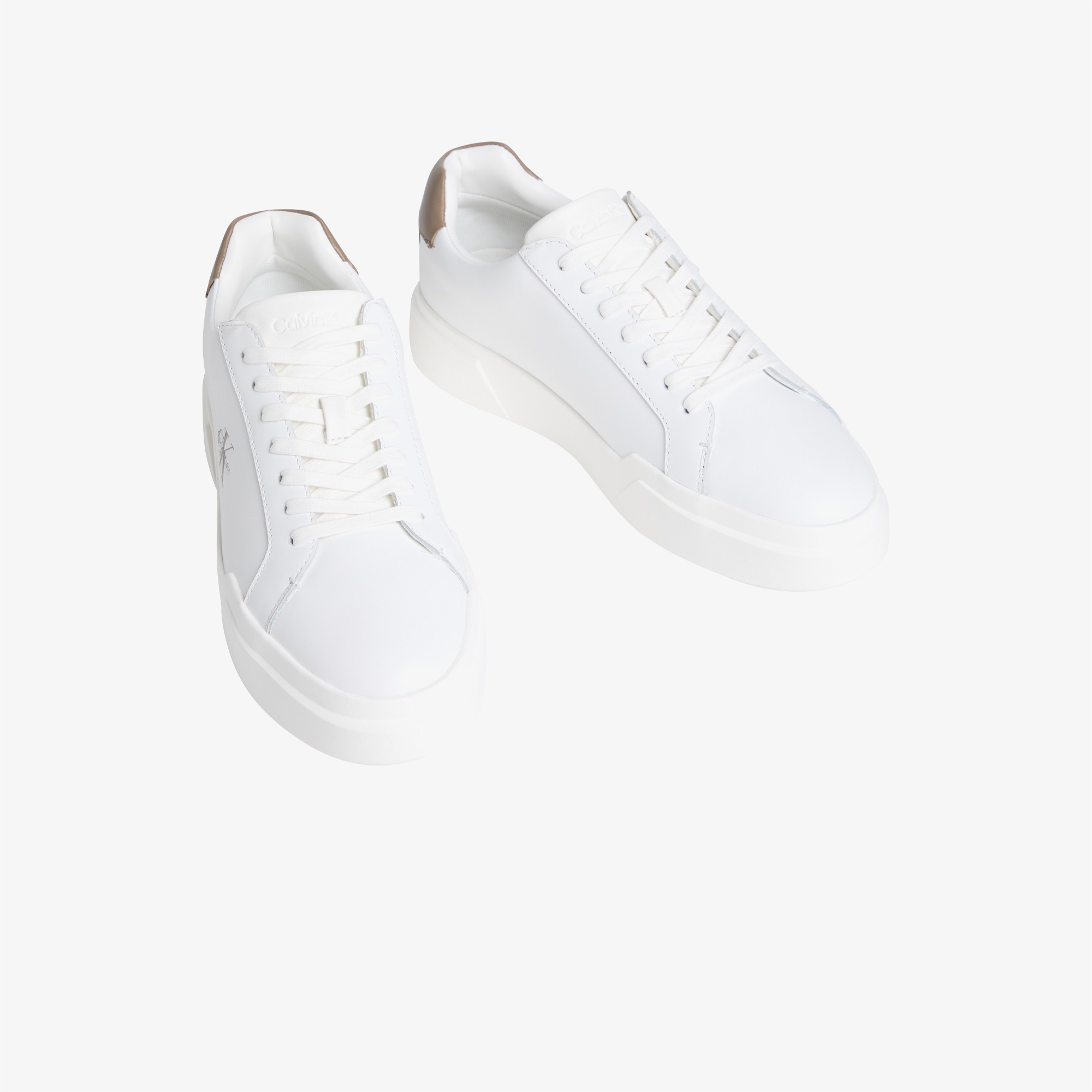 Calvin Klein Chunky Cupsole Laceup Erkek Beyaz Sneaker