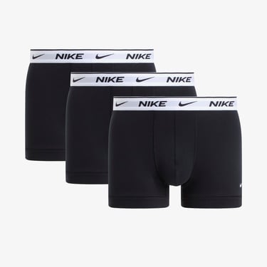  Nike Trunk 3'lü Erkek Siyah Boxer