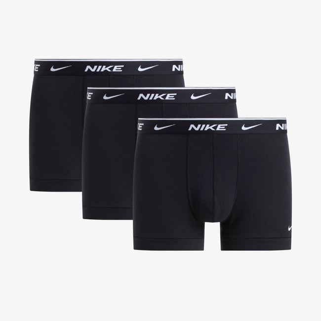  Nike Trunk 3'lü Erkek Siyah Boxer