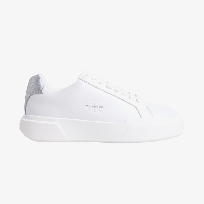  Calvin Klein Chunky Cupsole Kadın Beyaz Sneaker