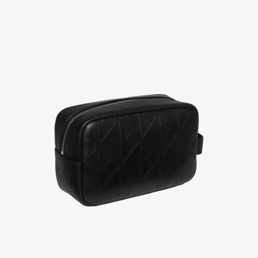  Calvin Klein Xl Emblem Dopp Kit Erkek Siyah El Çantası