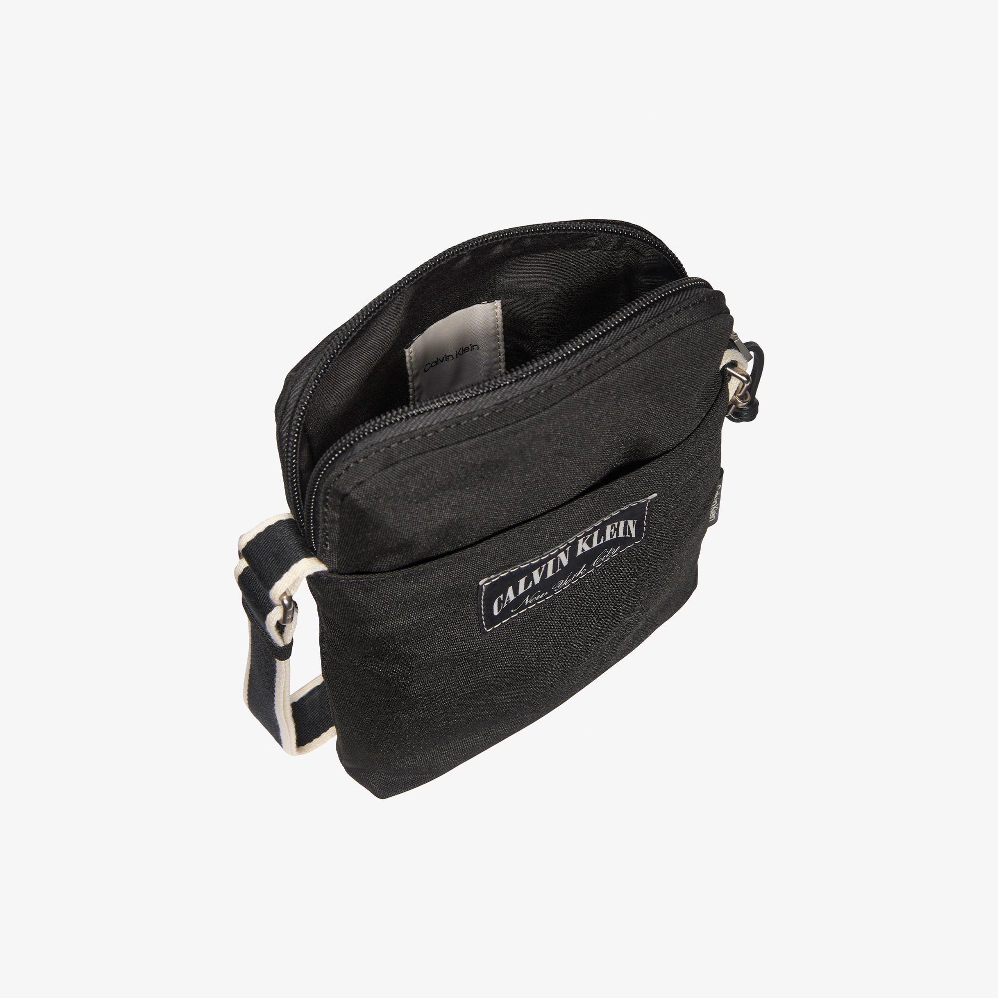 Calvin Klein Graphic Capsule Reporter Erkek Siyah Çapraz Çanta