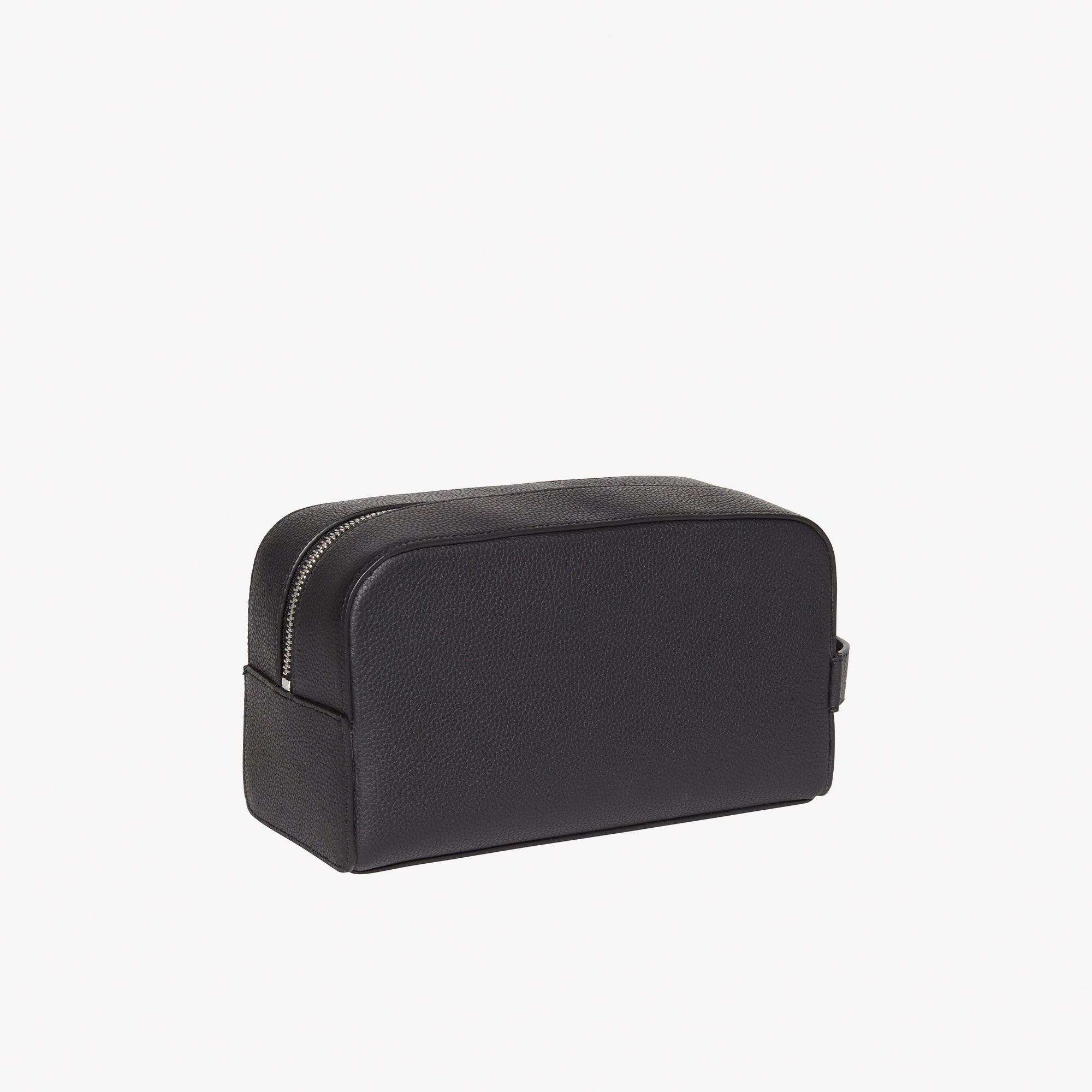 Calvin Klein Foil Emboss Dopp Kit Erkek Siyah El Çantası