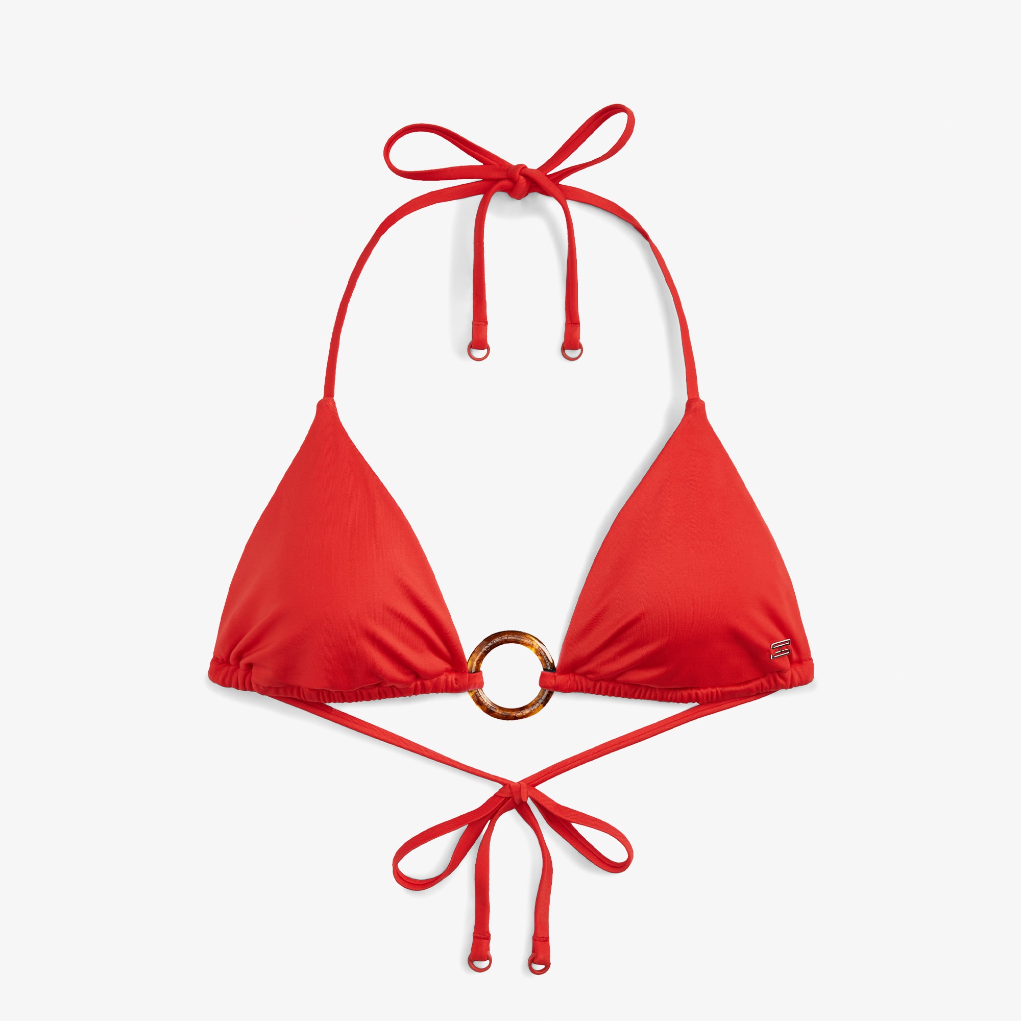 Tommy Hilfiger Elevated Kadın Turuncu Bikini Üstü