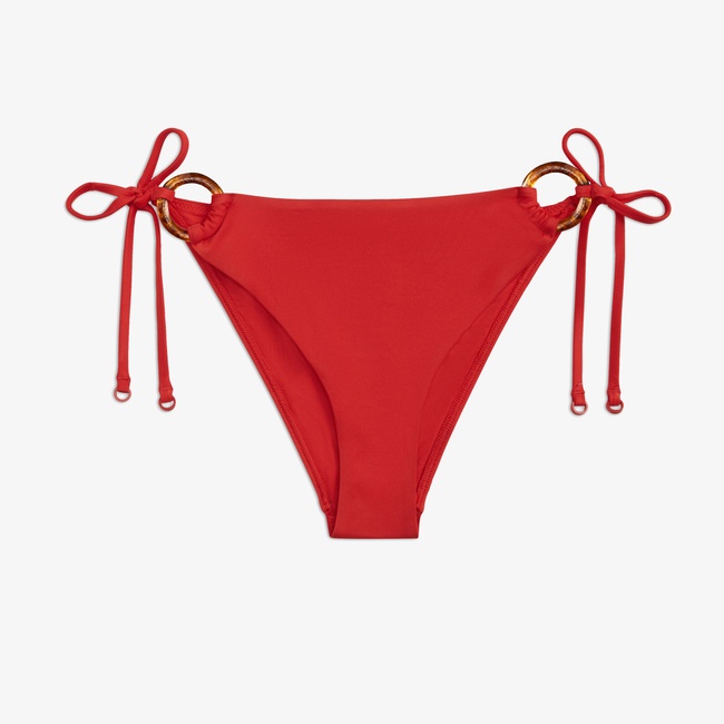  Tommy Hilfiger Elevated Kadın Turuncu Bikini Altı