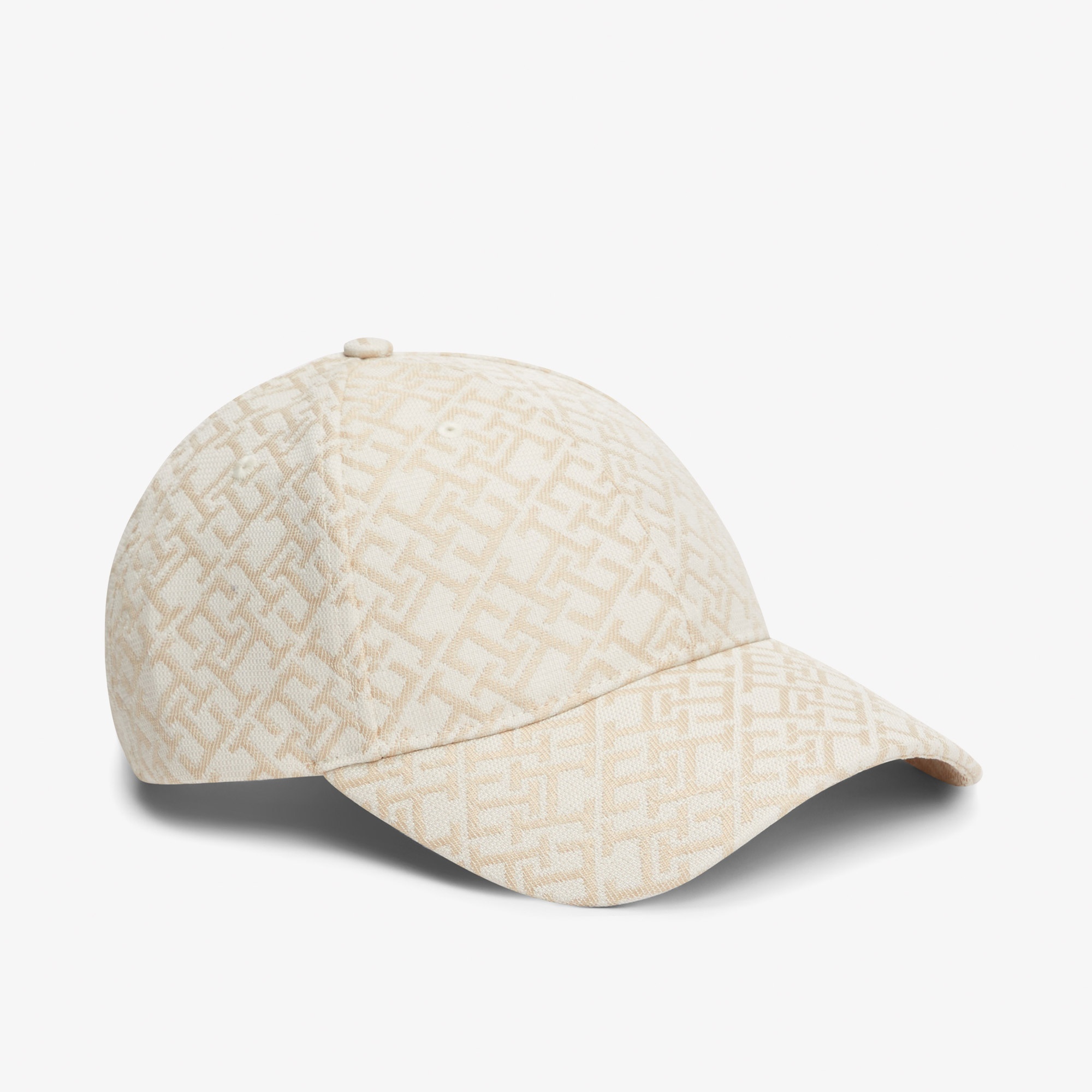 Tommy Hilfiger Monogram Kadın Bej Şapka