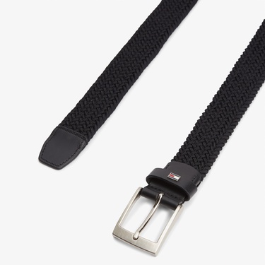  Tommy Hilfiger Adan Erkek Siyah Kemer