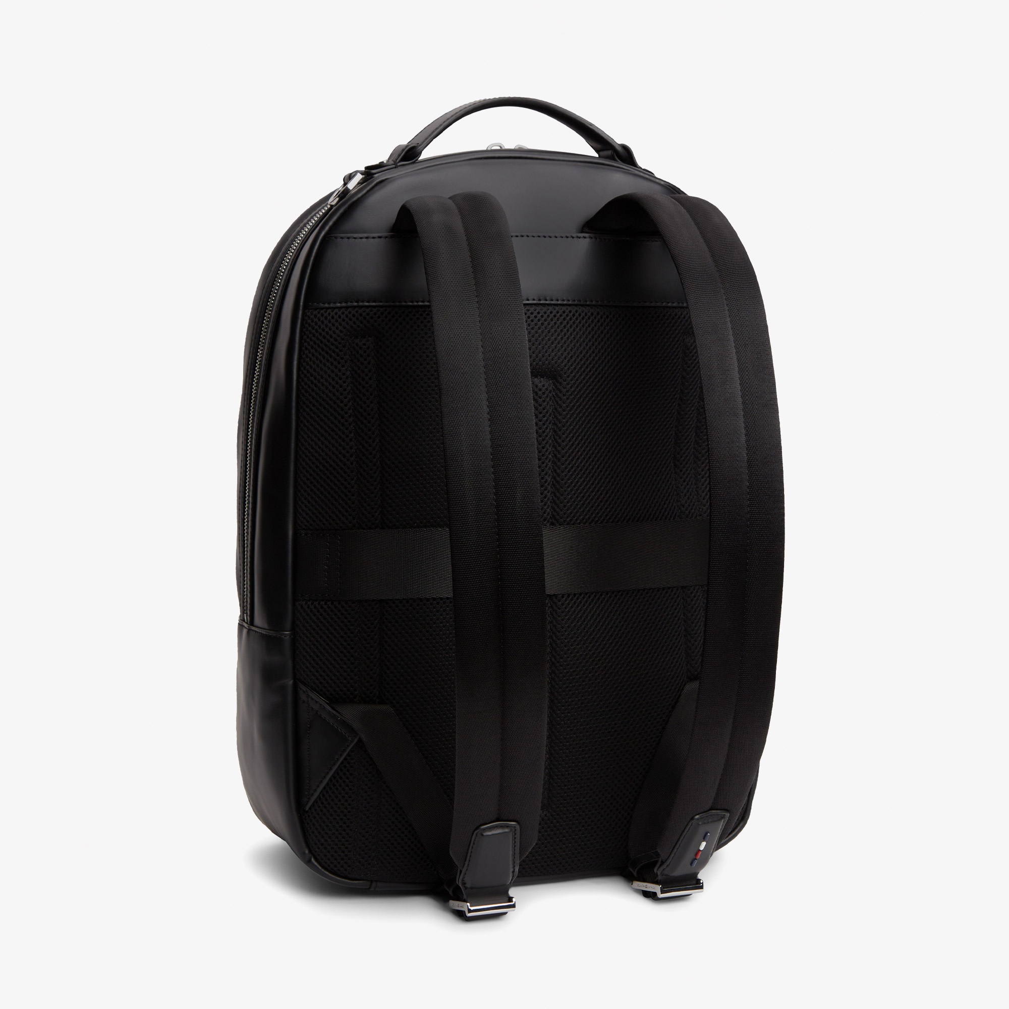 Tommy Hilfiger Business Leather Erkek Siyah Sırt Çantası