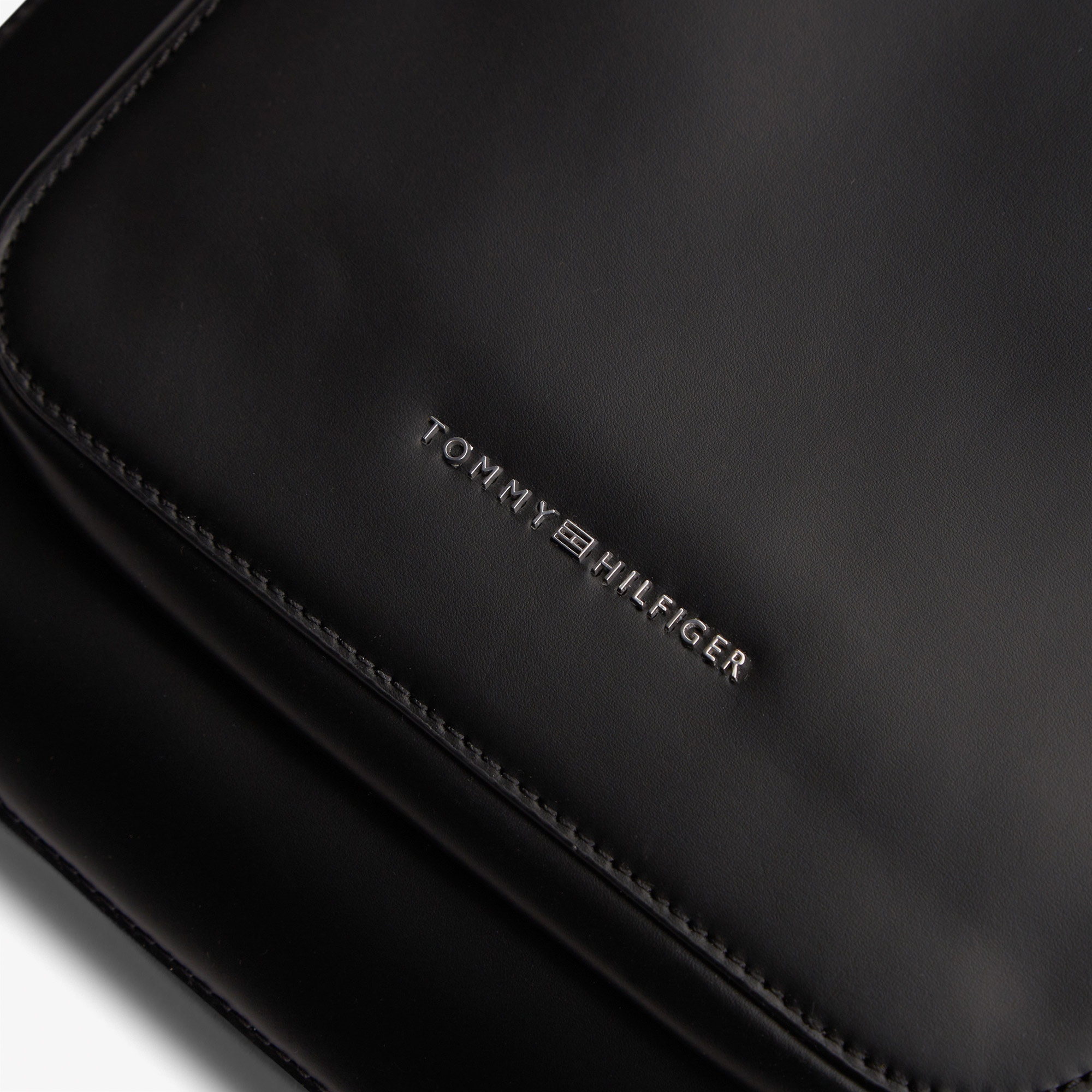 Tommy Hilfiger Business Leather Erkek Siyah Sırt Çantası