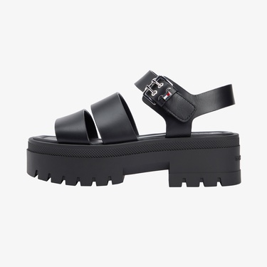  Tommy Hilfiger Wendie Max Kadın Siyah Sandalet
