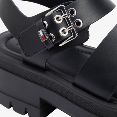  Tommy Hilfiger Wendie Max Kadın Siyah Sandalet