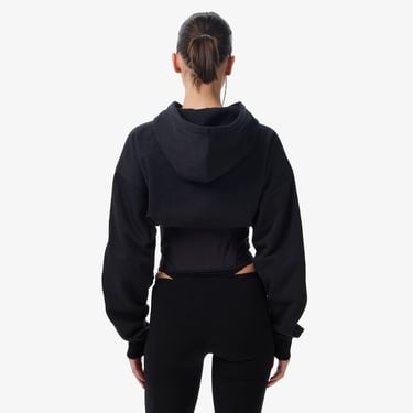  Fabby Siyah Kadın Sweatshirt
