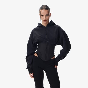  Fabby Siyah Kadın Sweatshirt