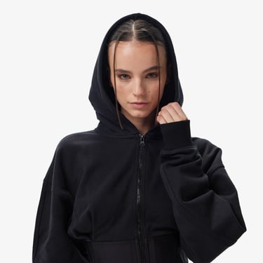  Fabby Siyah Kadın Sweatshirt