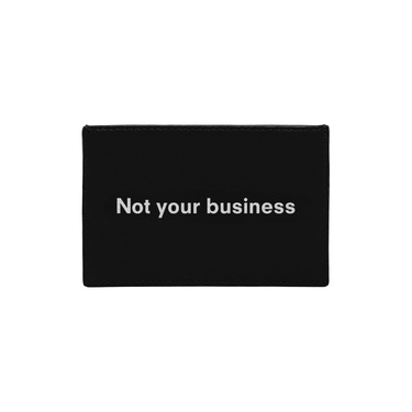  Not Your Business KeinxDesa Siyah Deri Kartlık