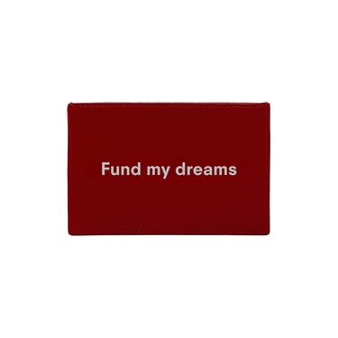  Fund My Dreams KeinxDesa Kırmızı Deri Kartlık