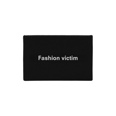  Fashion Victim KeinxDesa Siyah Deri Kartlık