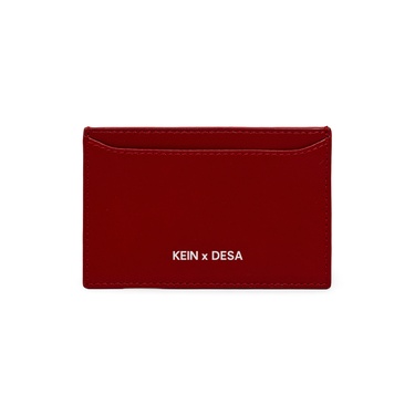  Fashionably Broke KeinxDesa Kırmızı Deri Kartlık