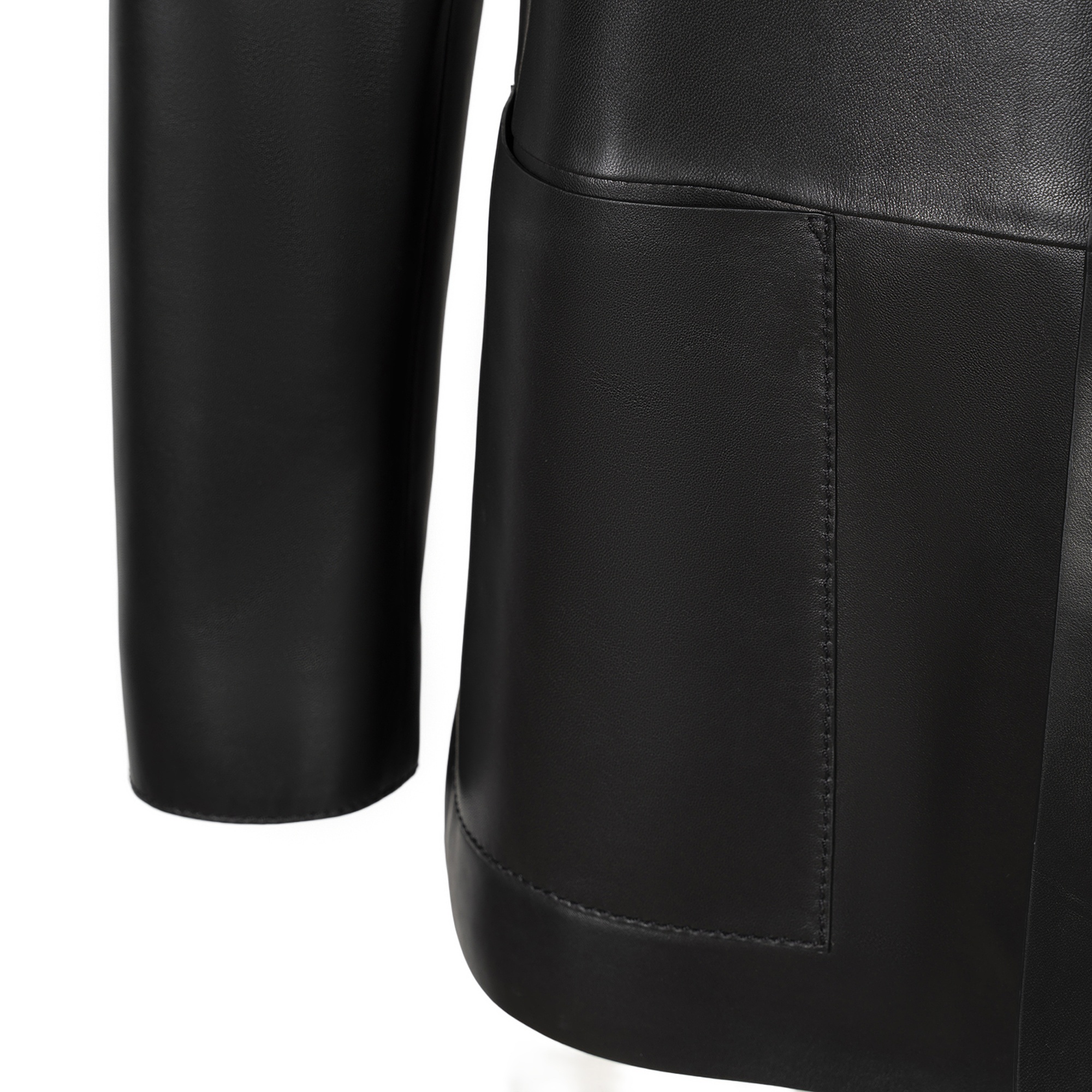 KeinxDesa Siyah Erkek Deri Ceket