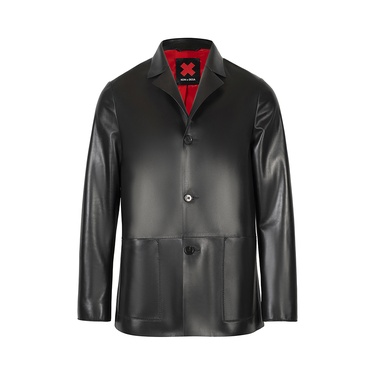  KeinxDesa Siyah Erkek Deri Ceket