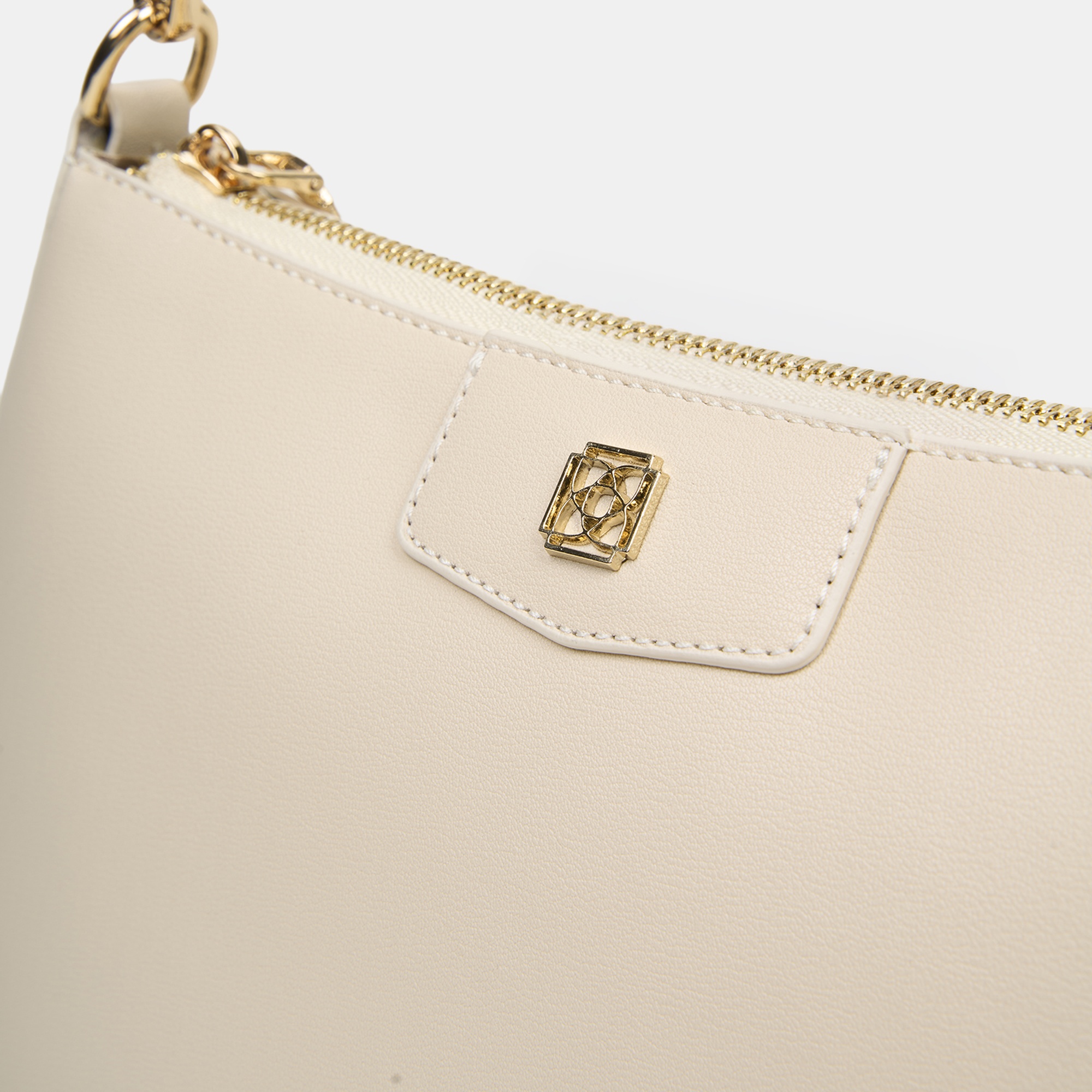 Kadın Ekru Ayarlanabilir Askılı Omuz Çantası