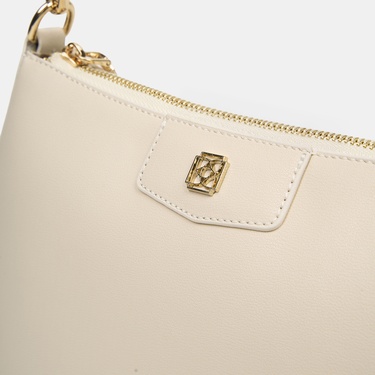  Kadın Ekru Ayarlanabilir Askılı Omuz Çantası