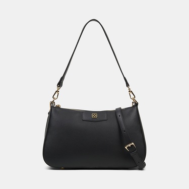  Kadın Siyah Ayarlanabilir Askılı Omuz Çantası