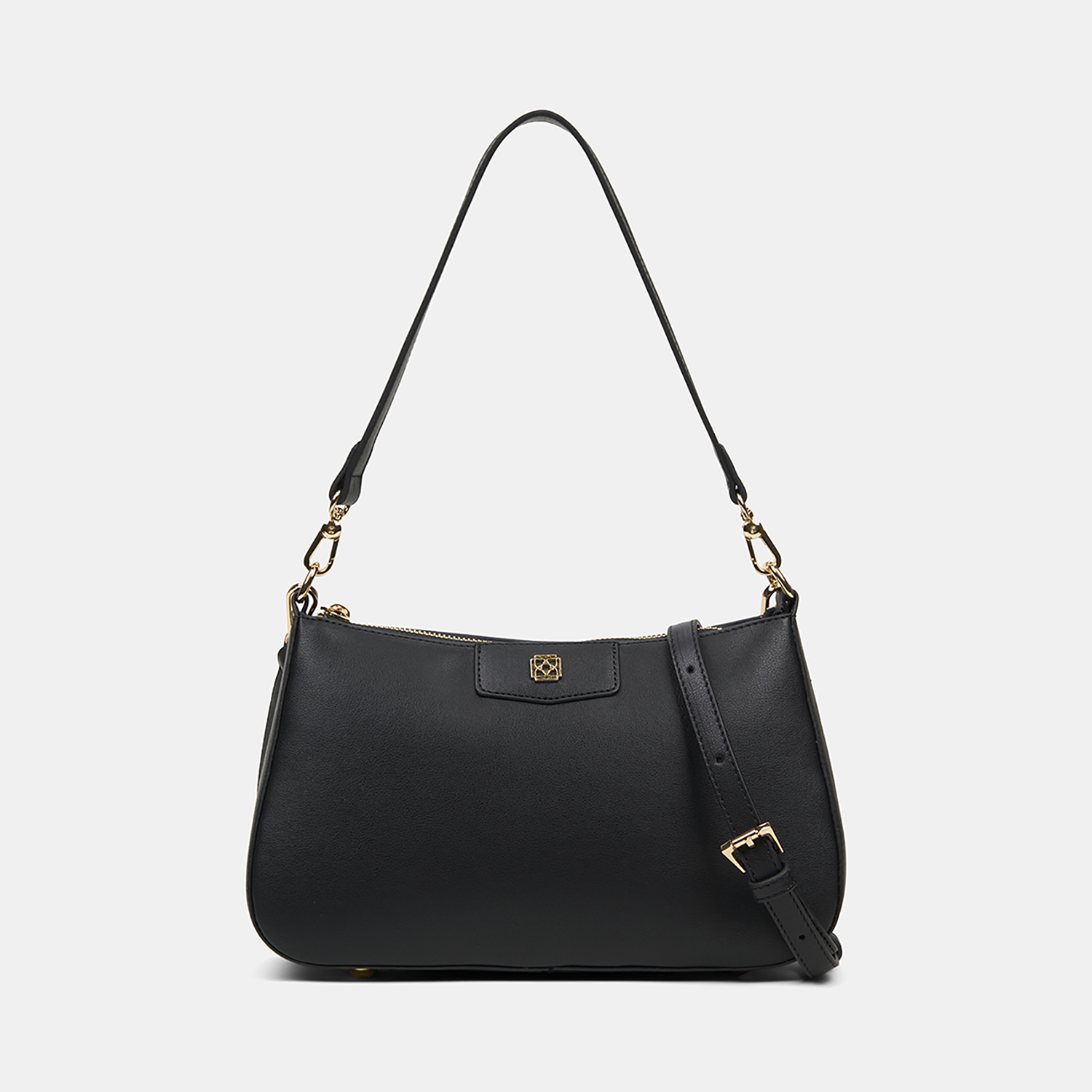  Kadın Siyah Ayarlanabilir Askılı Omuz Çantası