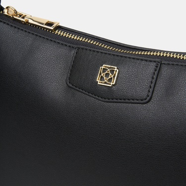  Kadın Siyah Ayarlanabilir Askılı Omuz Çantası