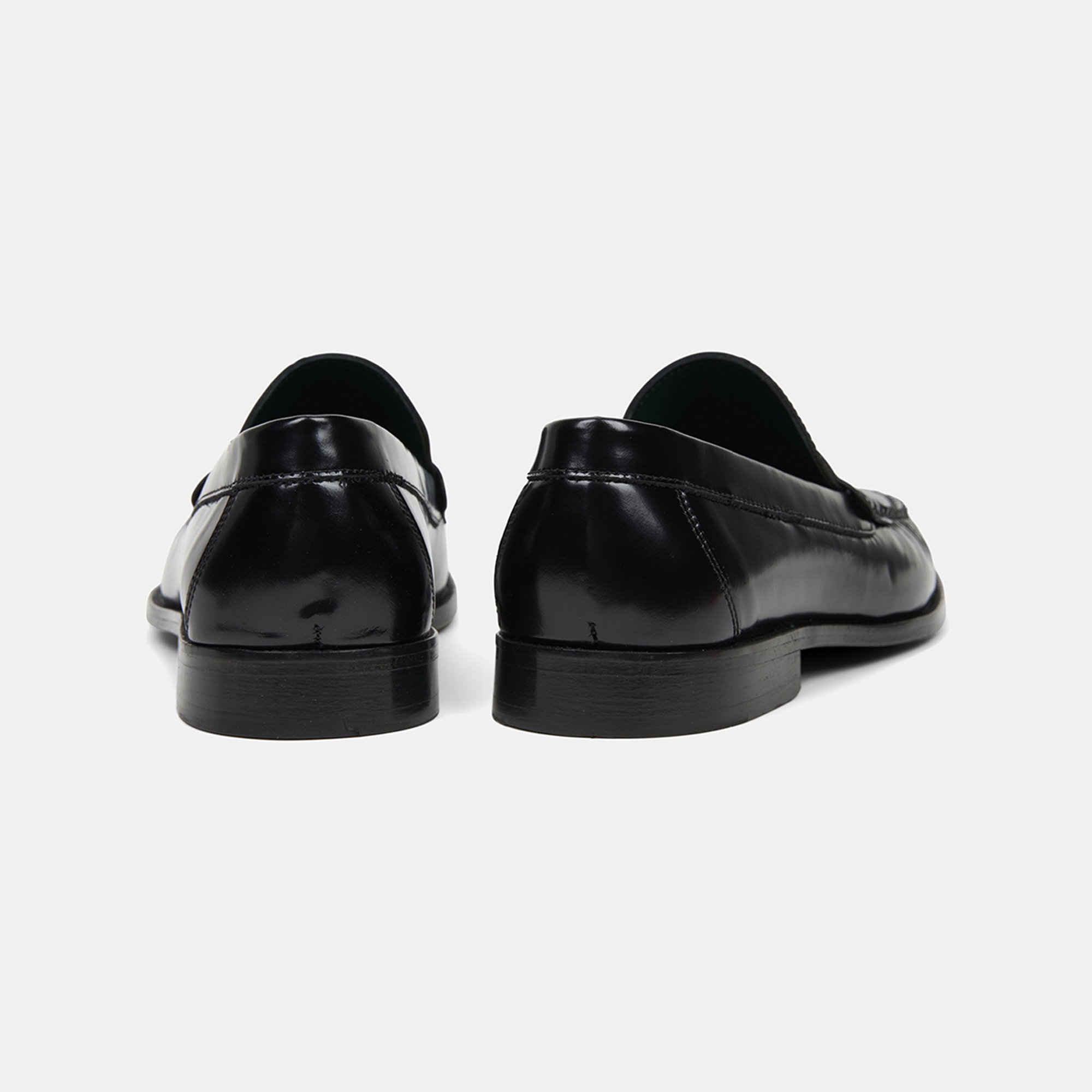 Erkek Siyah Klasik Deri Loafer