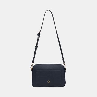  Kadın Lacivert Gold Detaylı Postacı Çantası