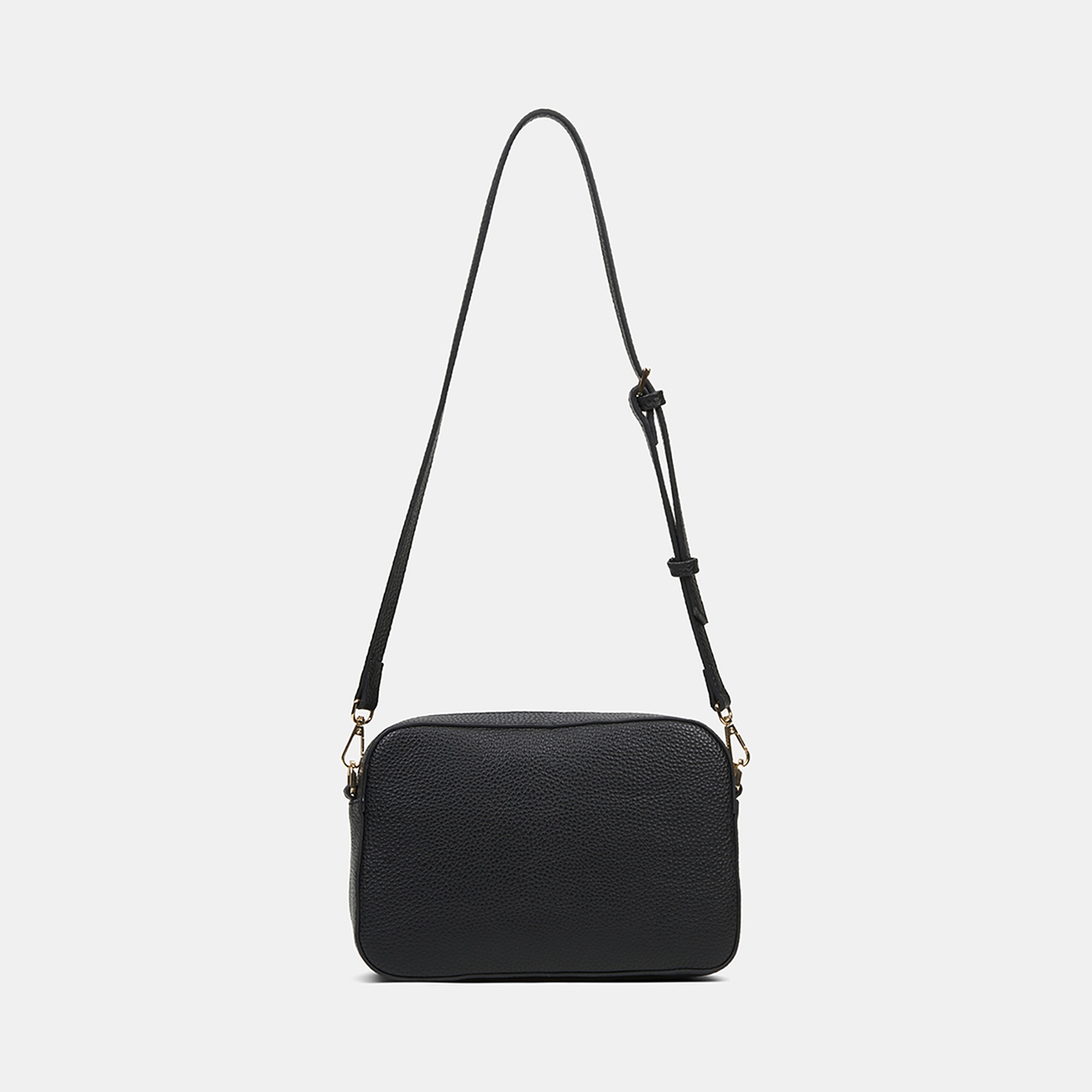 Kadın Siyah Gold Detaylı Postacı Çantası