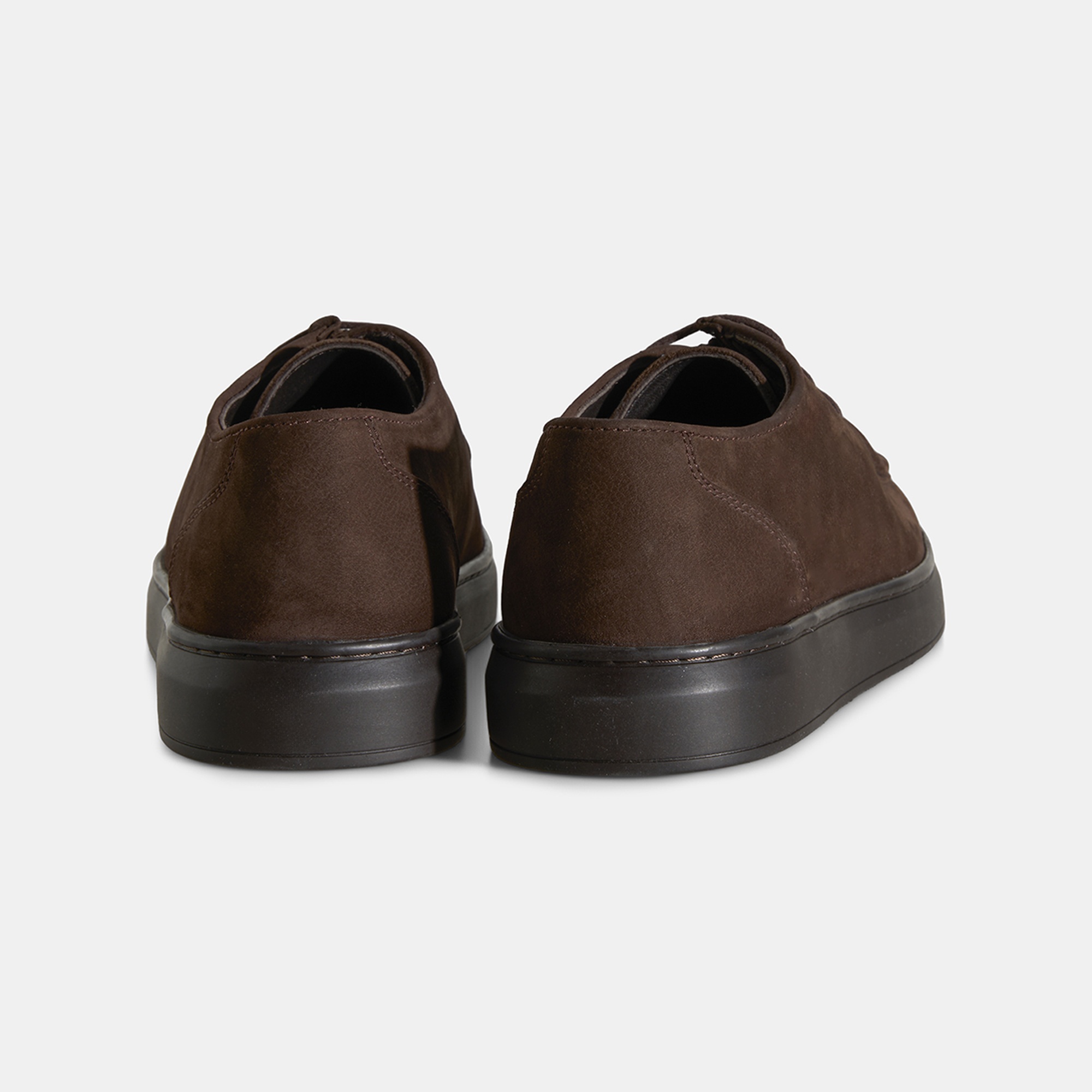 Erkek Kahve Bağcıklı Nubuk Deri Günlük Ayakkabı