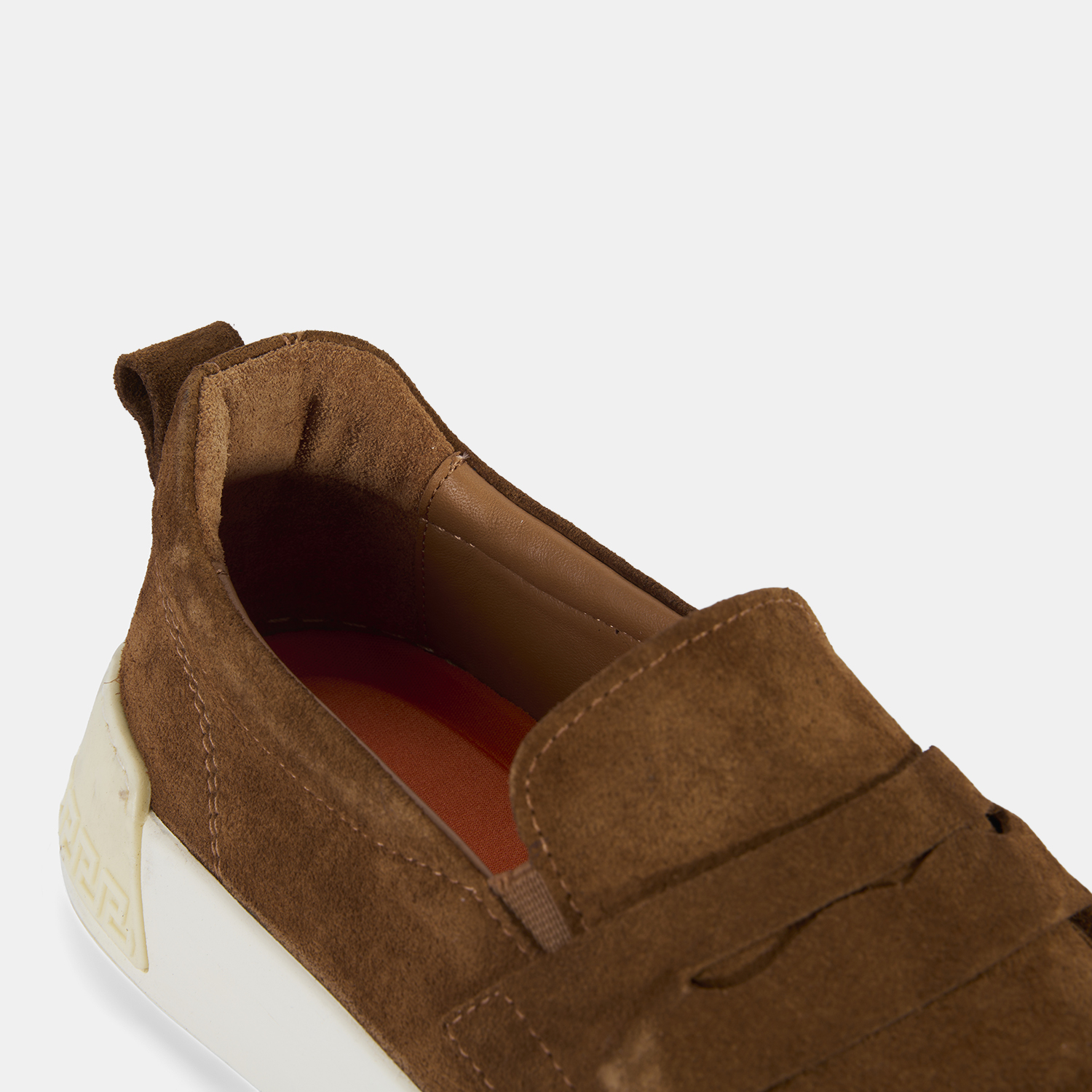  Erkek Taba Süet Deri Loafer