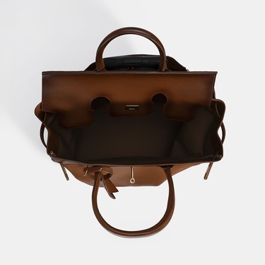  Kahverengi Deri Kabin Valiz