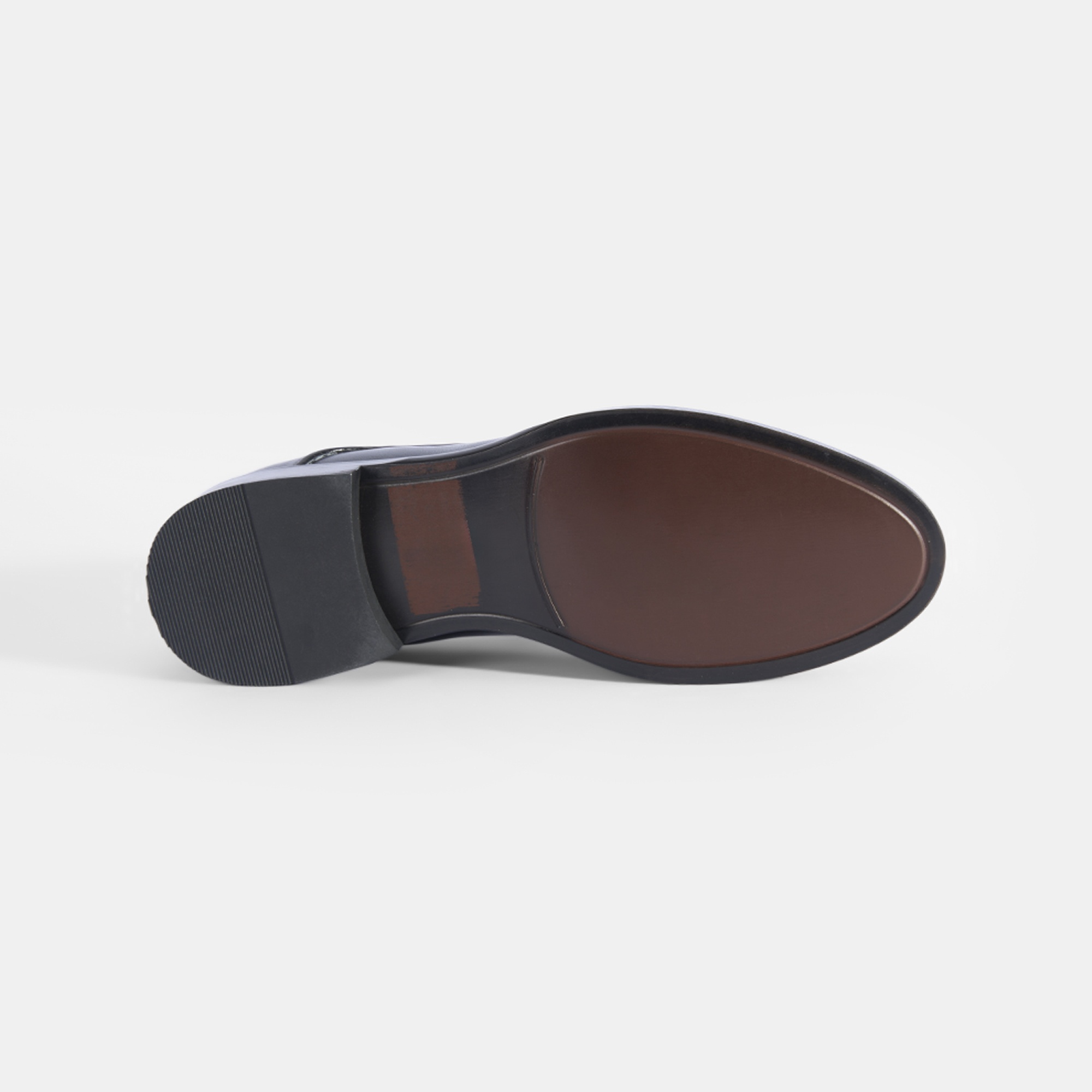 Erkek Siyah Bağcıklı Klasik Deri Ayakkabı