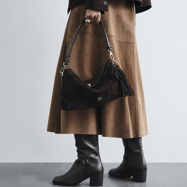  Kadın Kahve Omuz Askılı El Çantası