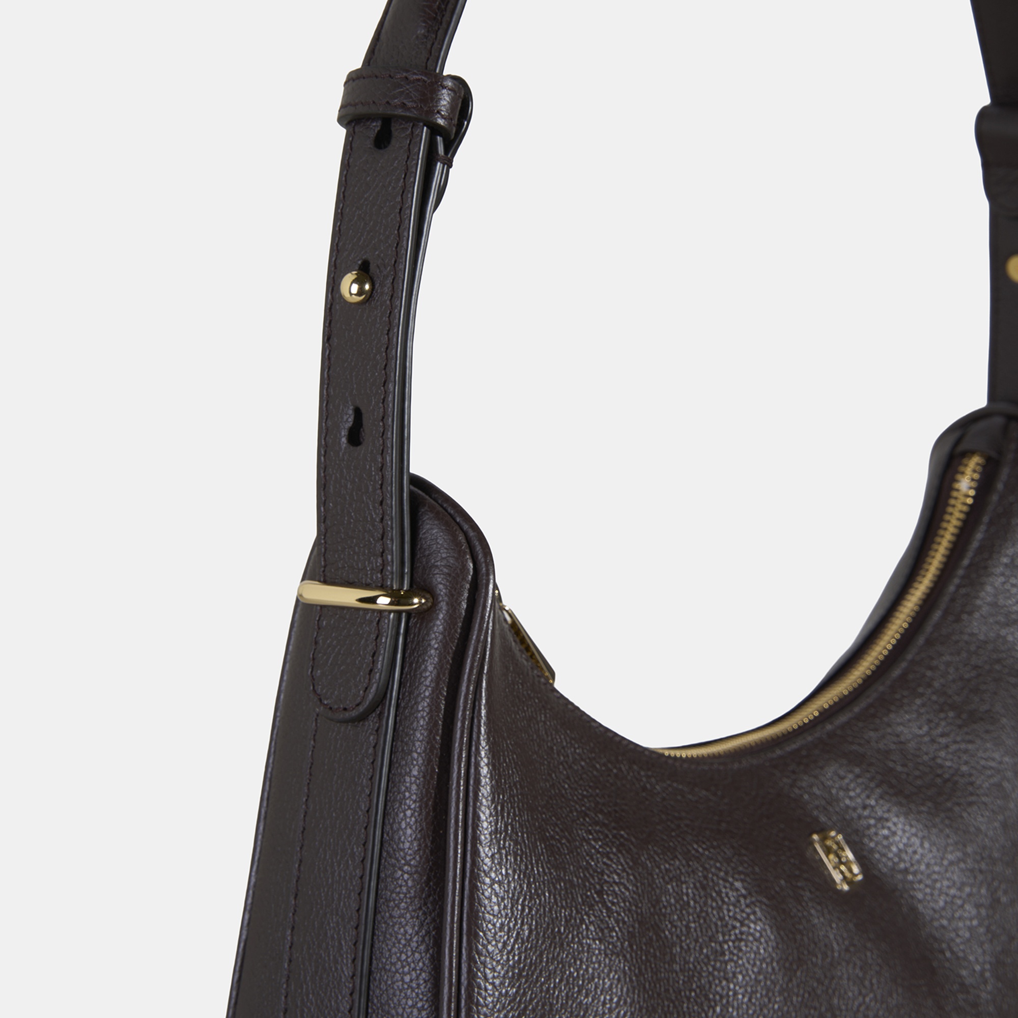 Kadın Acı Kahve Deri Omuz Çantası