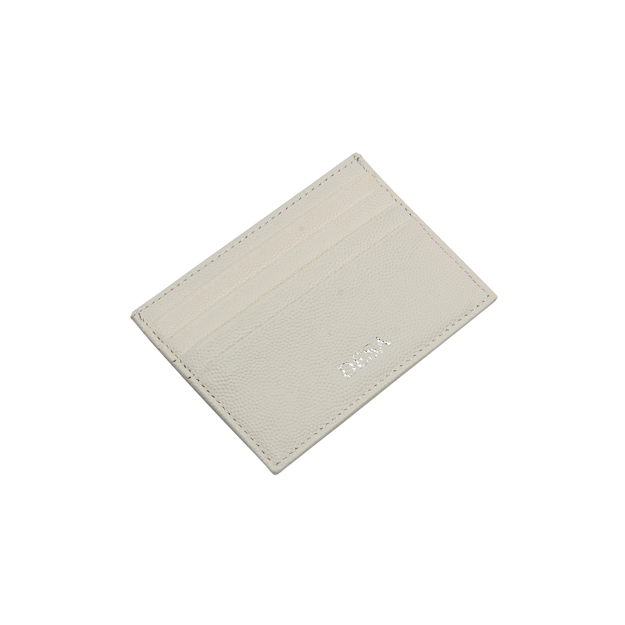 Beyaz Vidal Floter Deri Kartlık