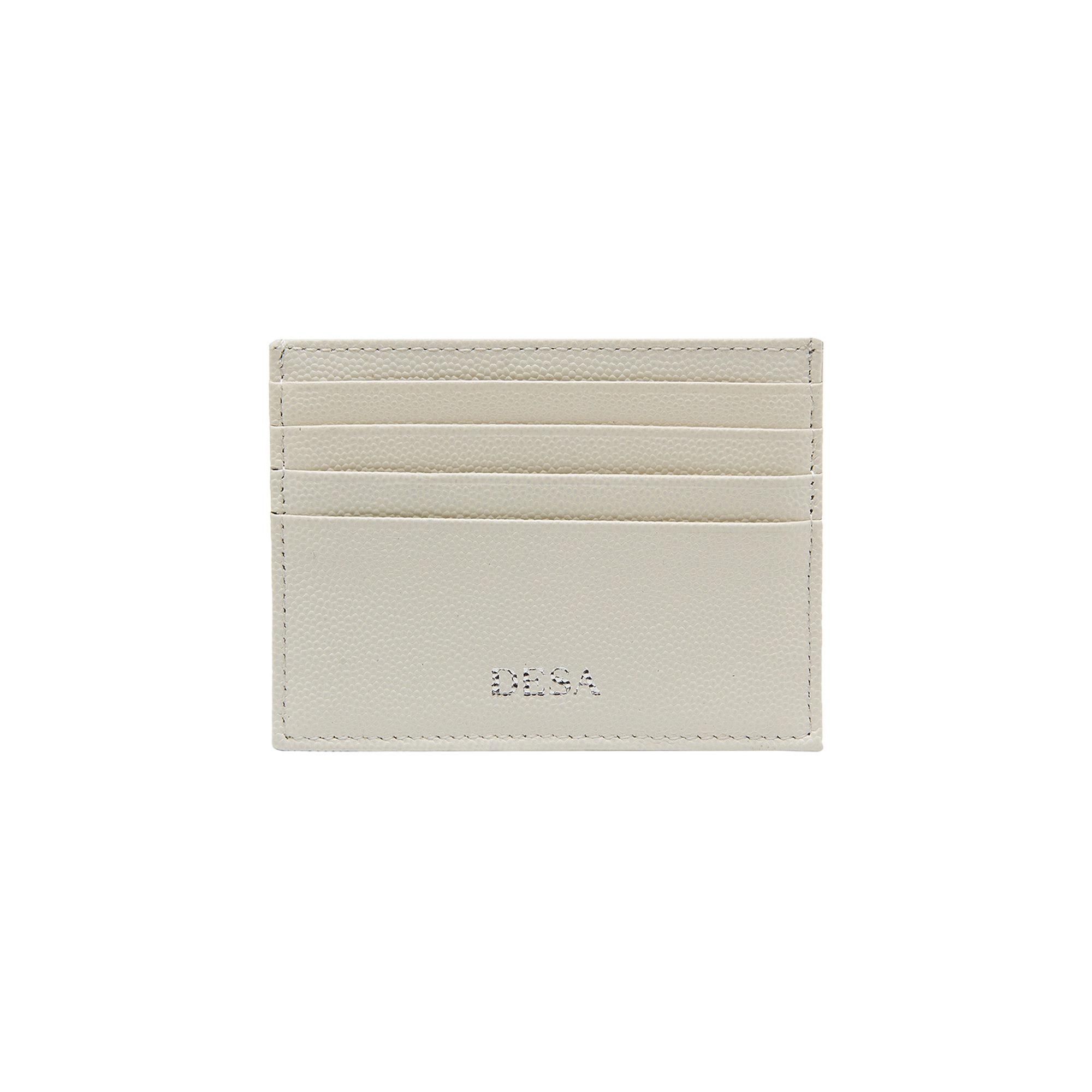 Beyaz Vidal Floter Deri Kartlık