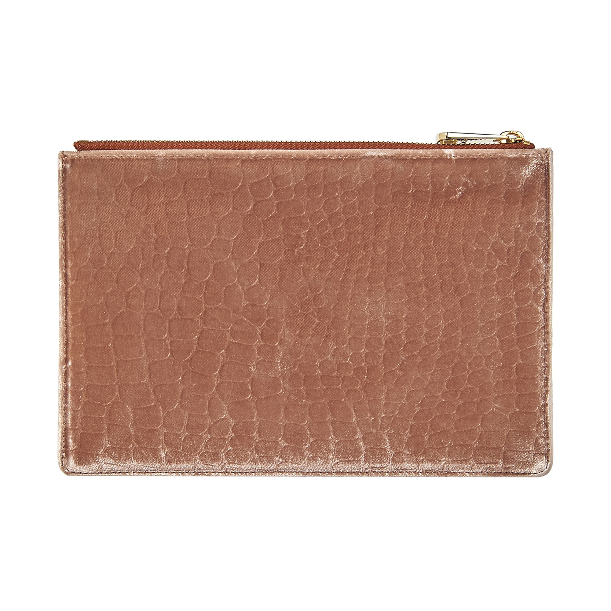 Bej Kadın Kadife Cüzdan