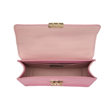  Vital Pembe Kadın Deri Omuz Çantası