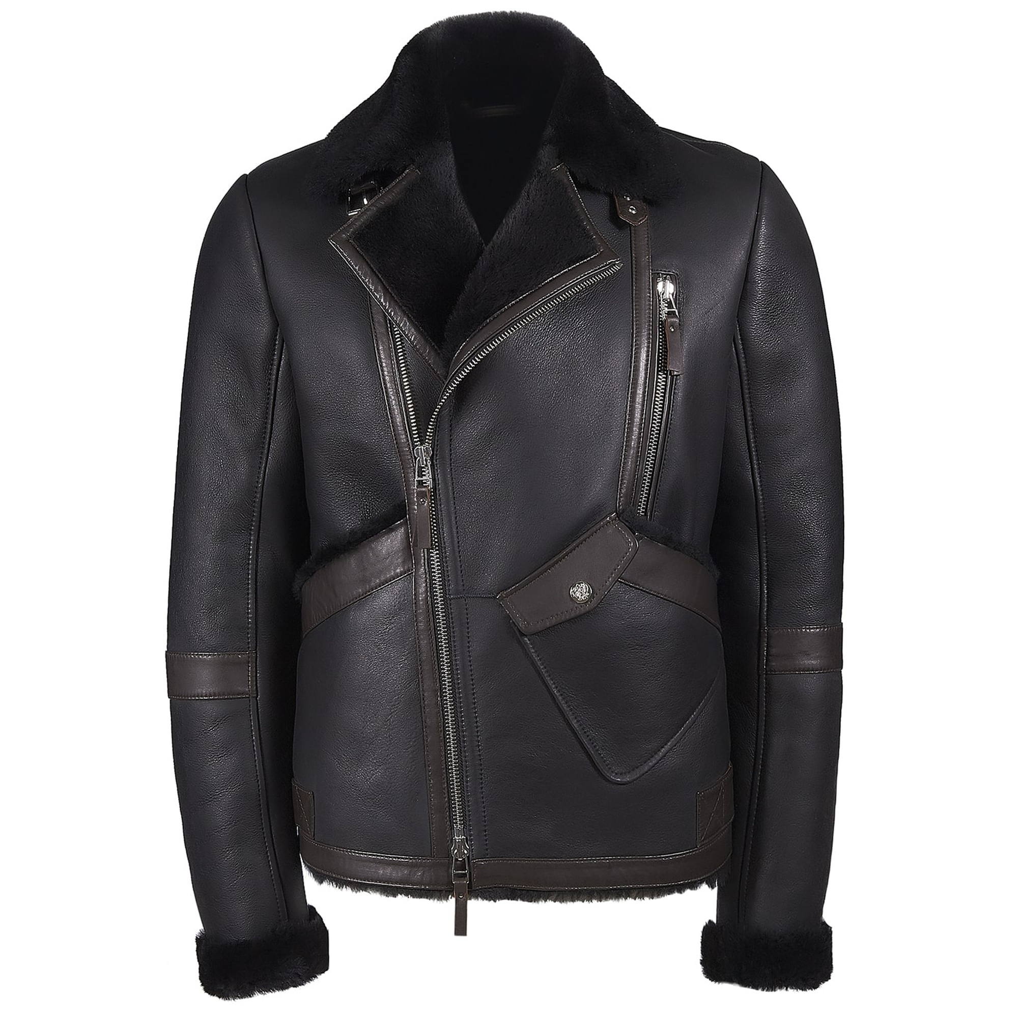 Alonso Siyah Kürklü Erkek Mont