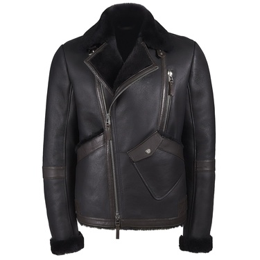  Alonso Siyah Kürklü Erkek Mont