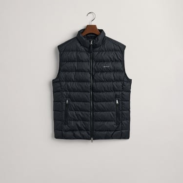  GANT Erkek Lacivert Regular Fit Dik Yaka Kapitone Yelek