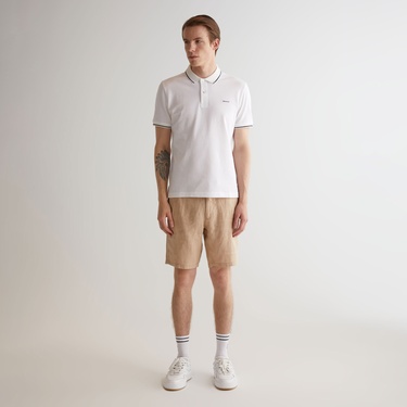  GANT Erkek Bej Relaxed Fit Keten Şort