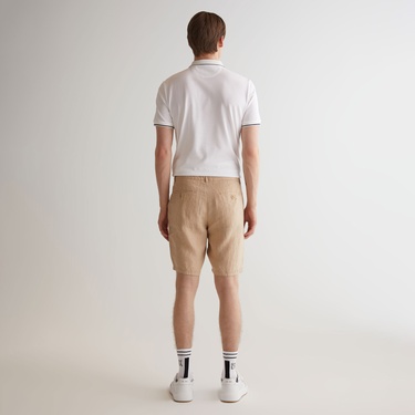  GANT Erkek Bej Relaxed Fit Keten Şort
