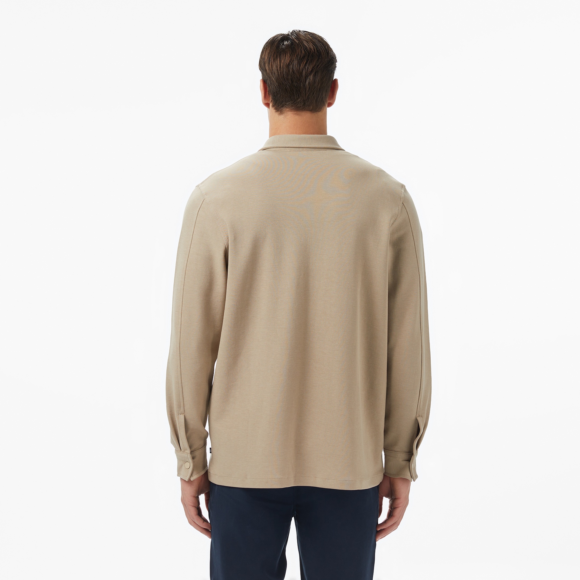 Nautica Erkek Bej Classic Fit Gömlek